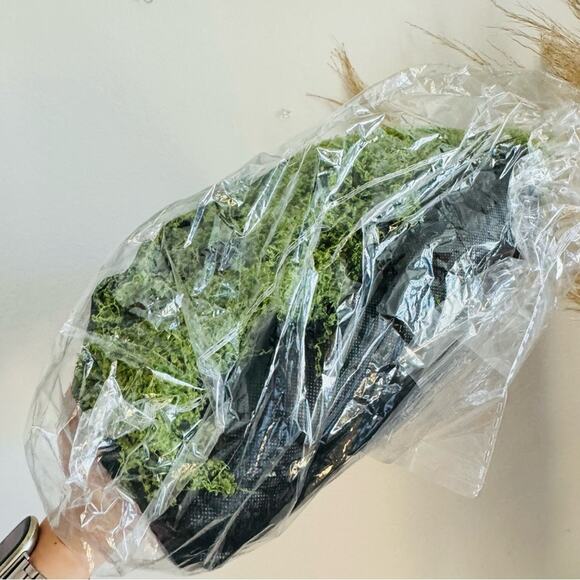 NEW ANTHROPOLOGIE TERRAIN Green Faux Moss Floral Plant Sheet Mat Rug DIY Decor - Picture 7 of 15